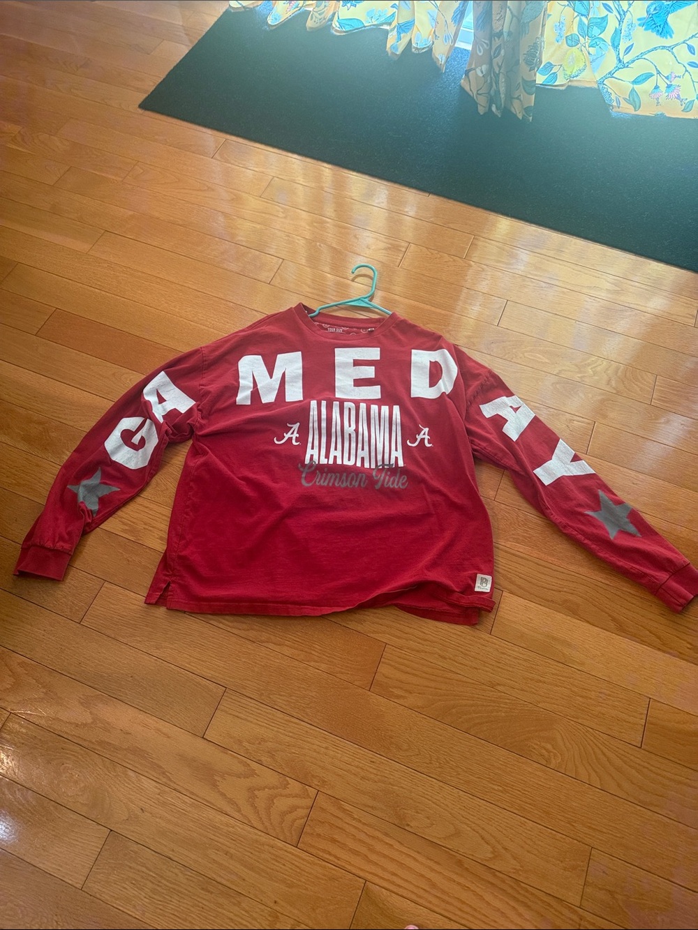 Pressbox Crimson Alabama 'Game Day' Long Sleeve Tee